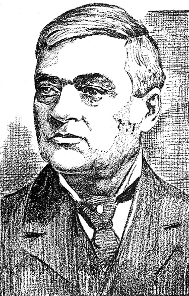 Sketch of Lawrence Bruner.